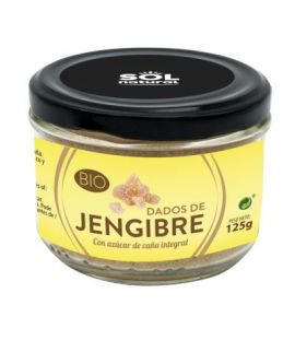 Jengibre en Dados Bio 125g Solnatural