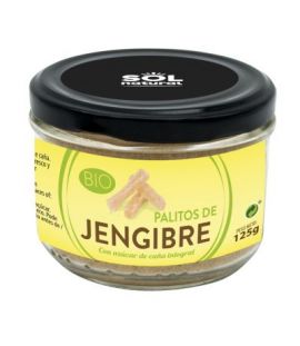 Palitos Jengibre Bio Vegan 125g Solnatural