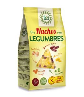 Corn Nachos with Legumes Gluten-Free Bio Vegan 80g Solnatural