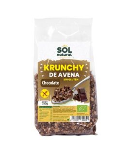 Krunchy Oatmeal Chocolate Gluten-Free Organic Muesli 350g Solnatural