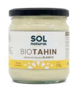 Tahin Crema de Sesamo Blanco Bio 250g Solnatural