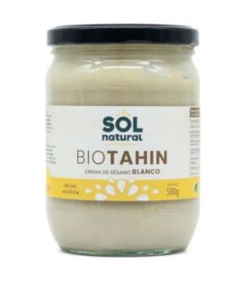 Tahin Crema de Sesamo Blanco Bio 500g Solnatural