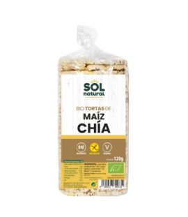 Tortitas Maiz con Chia SinGluten Bio 120g Solnatural