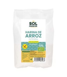 Eco Gluten-Free Brown Rice Flour 500g Solnatural