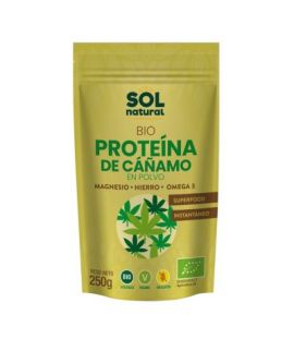 Bio Vegan Gluten-Free Hemp Protein 250g Solnatural