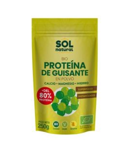 Pea Protein Gluten Free Bio Vegan 250g Solnatural