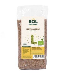 Organic Green Lentils 500g Solnatural