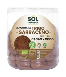 Buckwheat Cookies with Coconut and Organic Cocoa 1300g Solnatural