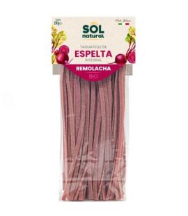 Whole Spelled Tagliatelle with Organic Beetroot 250g Solnatural