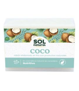 Solid Natural Coconut Soap 100g Solnatural