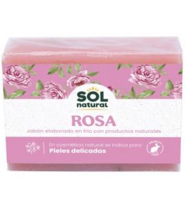 Solid Natural Rose Soap 100g Solnatural