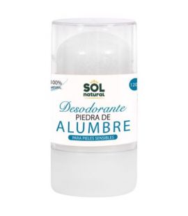 Desodorante Piedra de Alumbre 120g Solnatural