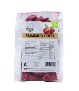 Frambuesa Entera Deshidratada 40g Int-Salim