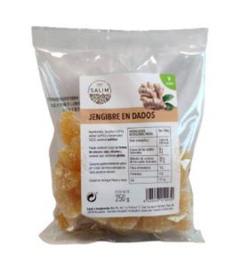 Jengibre en Dados Vegan 250g Int-Salim