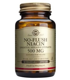 Non-Blushing Niacin 500mg Vegan 50caps Solgar