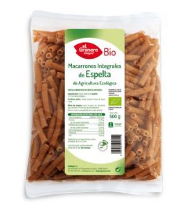 Organic Whole Wheat Spelled Macaroni 500g El Granero Integral