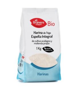 Organic Whole Spelled Wheat Flour 1kg El Granero Integral