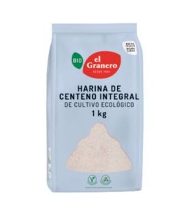 Organic Whole Rye Flour 1kg El Granero Integral