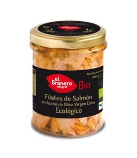 Salmon Fillets in Extra Virgin Oil Gluten Free Eco 195g El Granero Integral