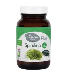 Espirulina Plus 500Mg Bio Vegan 180comp El Granero Integral