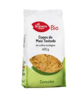 Organic Roasted Corn Flakes 400g El Granero Integral