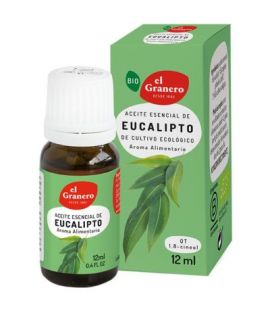 Eco Eucalyptus Essential Oil 12ml El Granero Integral