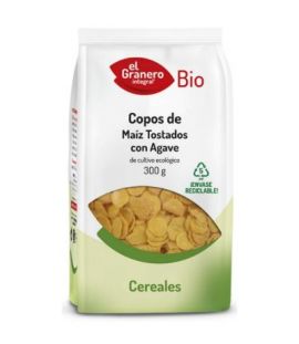 Roasted Corn Flakes with Organic Agave 300g El Granero Integral