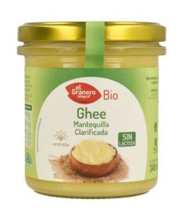 Ghee Organic Ayurvedic Clarified Butter 340g El Granero Integral