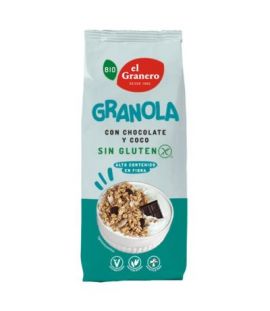 Granola with Choco and Coconut Gluten Free Bio 350g El Granero Integral