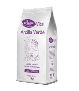 Arcilla Verde en Polvo 1kg El Granero Integral