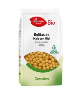 Bolitas Maiz Miel Bio 350g El Granero Integral