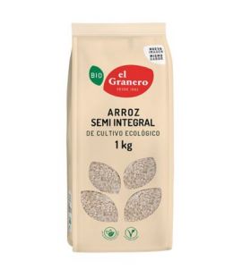 Organic Semi Whole Rice 1kg El Granero Integral