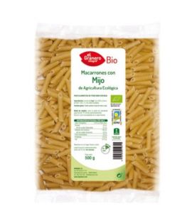 Macaroni with Organic Millet 500g El Granero Integral