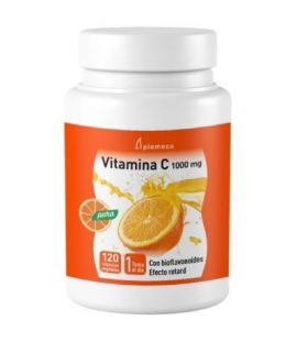 Vitamin-C 1000Mg with Gluten-Free Bioflavonoids 120caps Plameca