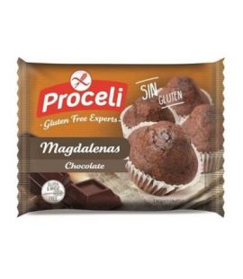 Magdalenas de Chocolate SinGluten 180g Proceli