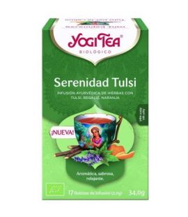 Serenity Tulsi Infusion Eco 17inf Yogi Tea