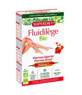 Fluidilege Piernas Ligeras Bio 20 Viales Super Diet