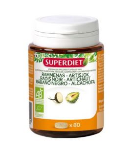 Organic Black Radish Artichoke 80comp Super Diet