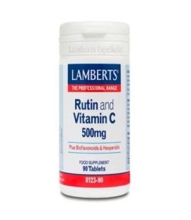 Rutin and Vitamin-C 500Mg Bioflavonoids 90caps Lamberts