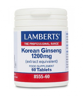 Korean Red Ginseng 1200Mg 60caps Lamberts