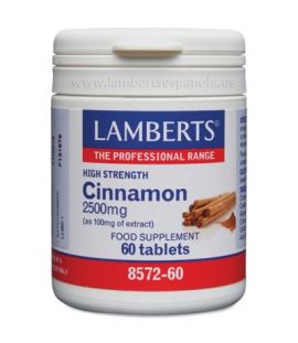 Cinnamon 2500Mg 60comp Lamberts