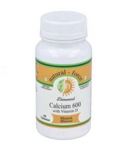 Calcio 600Mg Vitamina-D 90comp Nutri Force