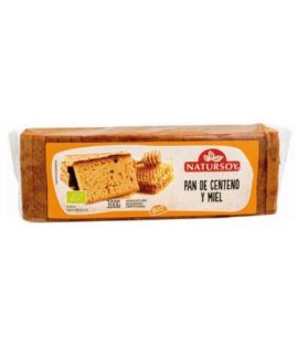 Organic Rye and Honey Bread 300g Natursoy