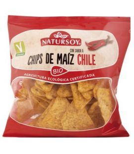 Bio Vegan Chili Corn Chips 75g Natursoy