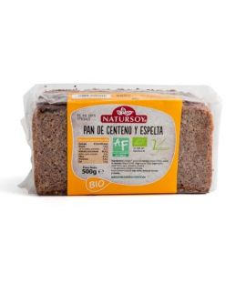 Organic Vegan Rye and Spelled Bread 500g Natursoy