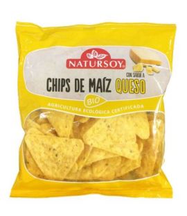 Organic Cheese Flavor Corn Chips 75g Natursoy