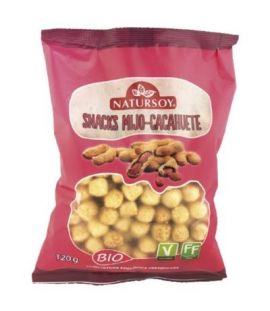 Bio Vegan Millet and Peanut Snacks 120g Natursoy