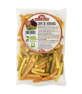 Organic Vegan Vegetable Chips 70g Natursoy