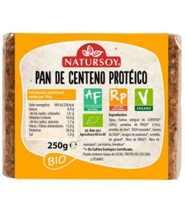 Bio Vegan Protein Rye Bread 250g Natursoy