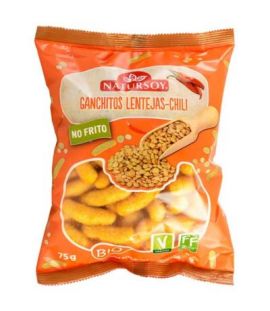 Ganchitos Lentejas Chili Bio Vegan 75g Natursoy